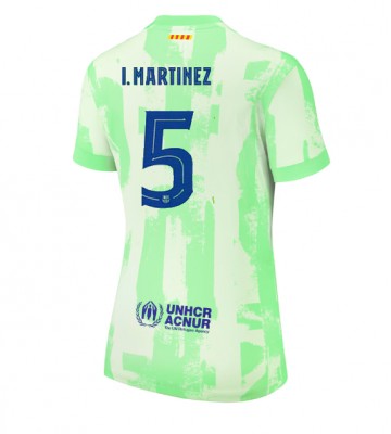 Barcelona Inigo Martinez #5 Tercera Equipación Mujer 2024-25 Manga Corta